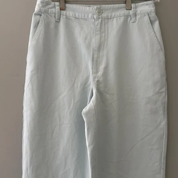 Aritzia Sun•deh Sundays Best Jaden Pant Chino in Lt Blue 6 - Picture 11 of 13